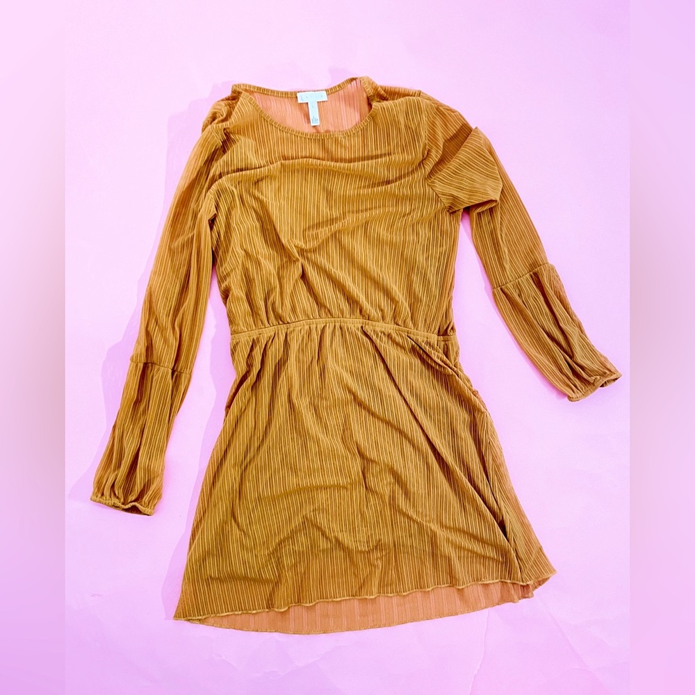 Mustard dress Leith